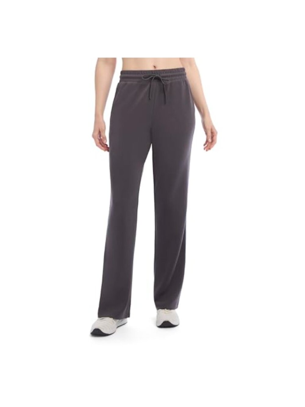 Flare Leg Sweatpants with Drawstring & Pockets